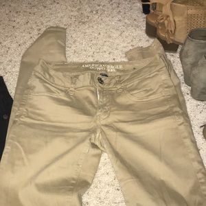 khaki jeans from american eagle, never worn
